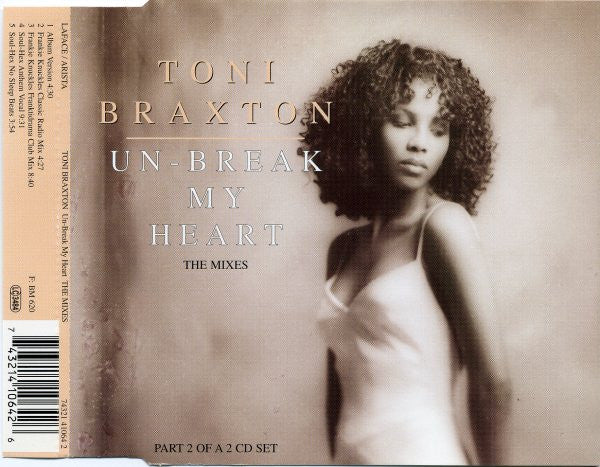 Toni Braxton - Un-Break My Heart (The Mixes) - Used CD
