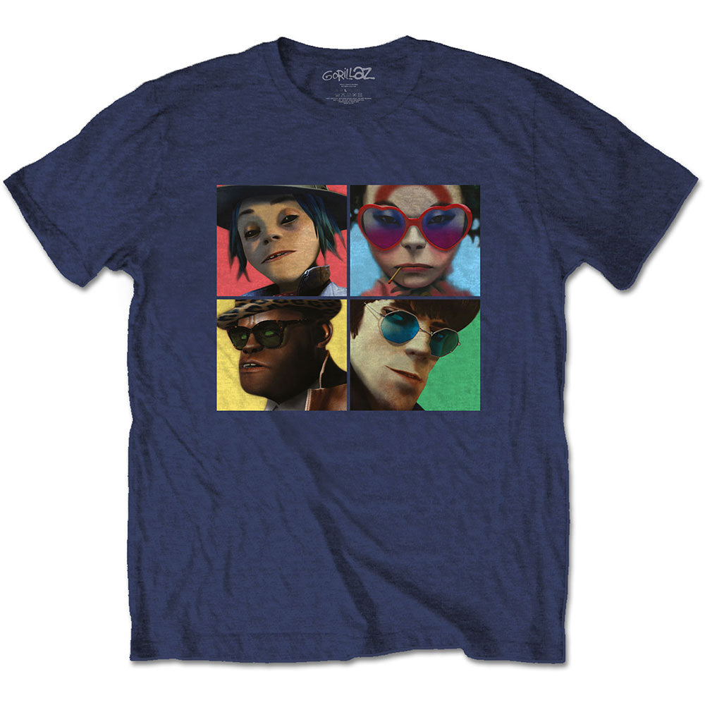 Gorillaz - tshirt - Unisex - Short Sleeves - Medium