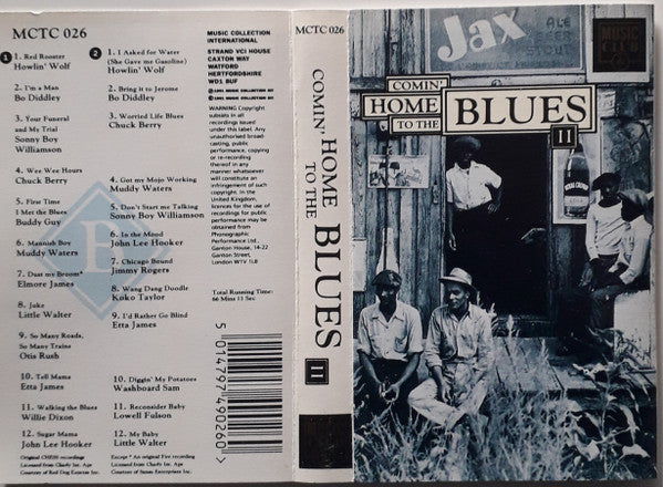 Various - Comin' Home To The Blues II - Used Cassette