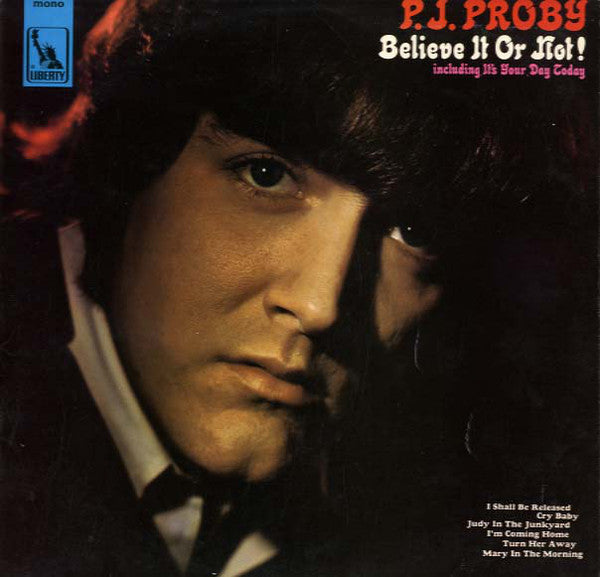 P.J. Proby - Believe It Or Not! - Used Vinyl Record