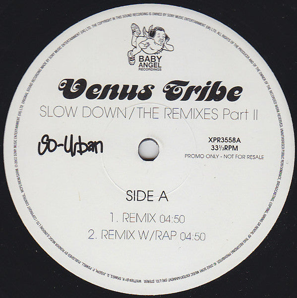 Venus Tribe - Slow Down (The Remixes Part II) - Used Vinyl Re