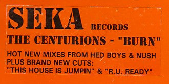 Centurions - Burn - Used Vinyl Record 12"