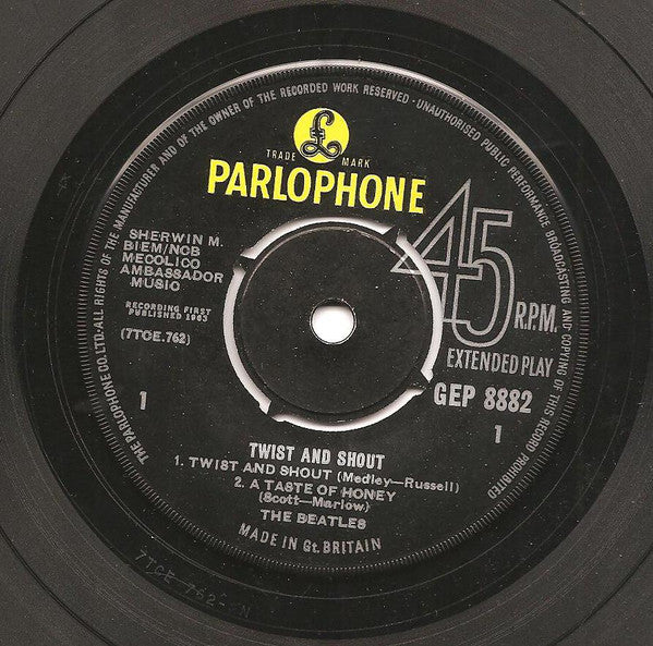 Beatles - Twist And Shout - Used Vinyl Record 7"