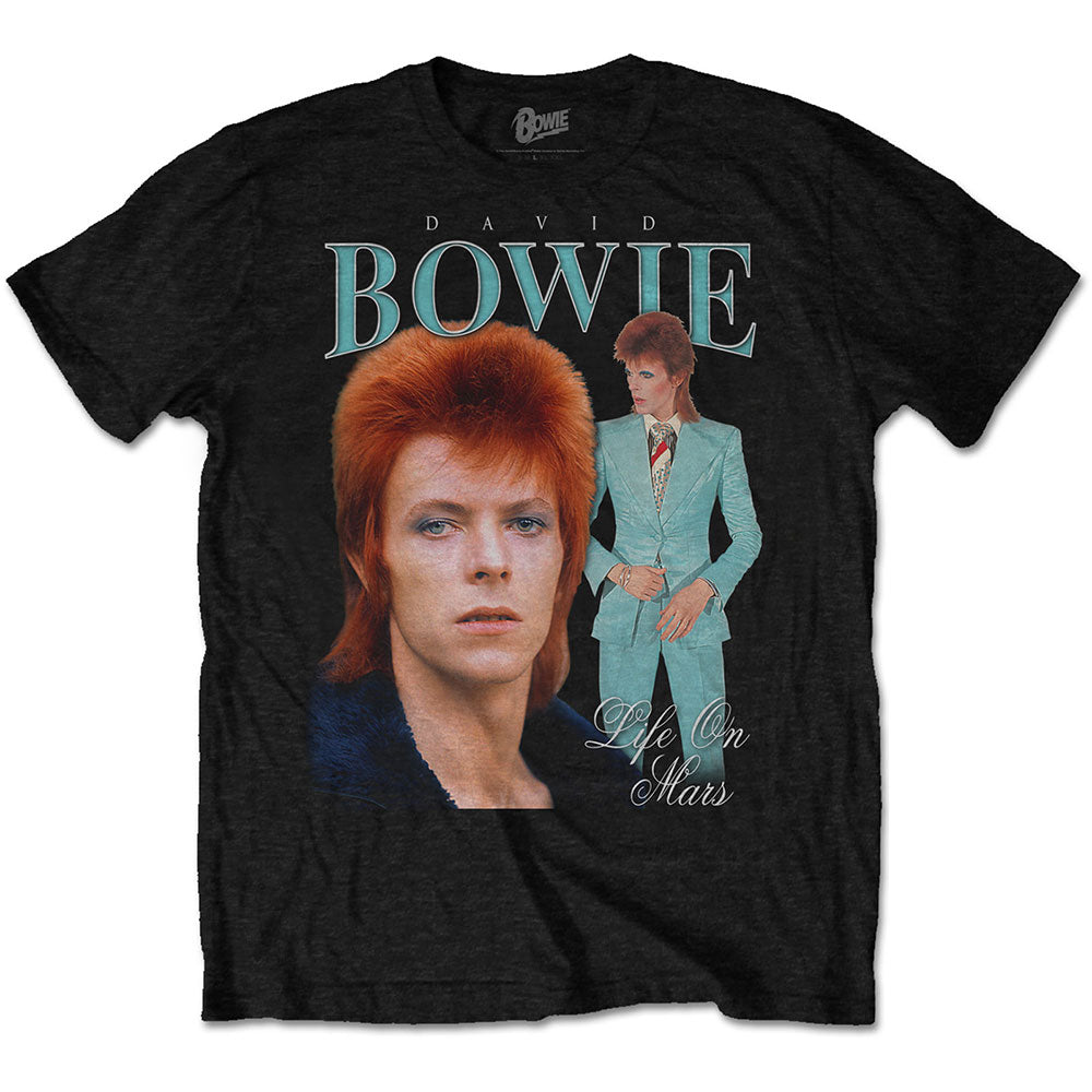 David Bowie - tshirt - Unisex - Short Sleeves - Small
