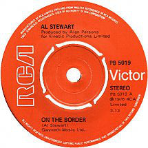 Al Stewart - On The Border - Used Vinyl Record 7"