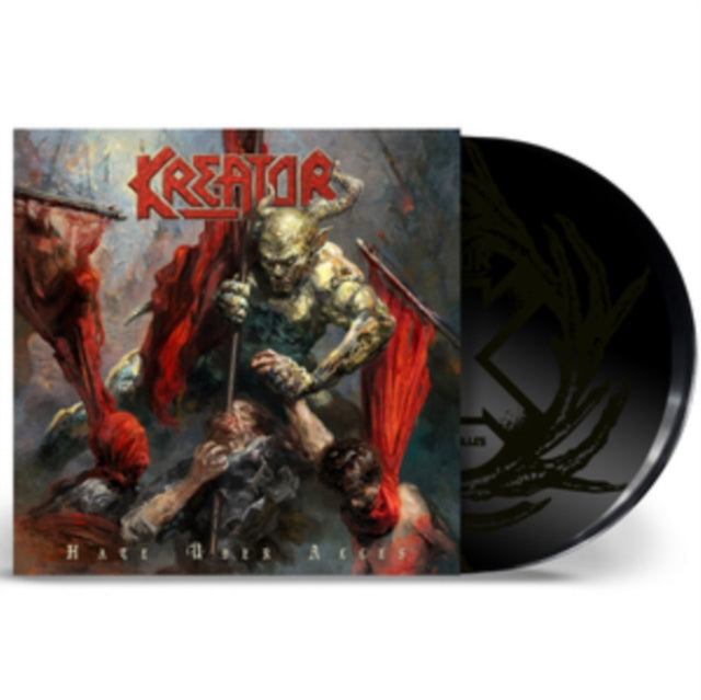 KREATOR - HATE UBER ALLES (TRIFOLD DOUBLE BLACK W/ ETCHING) - Vinyl Rec