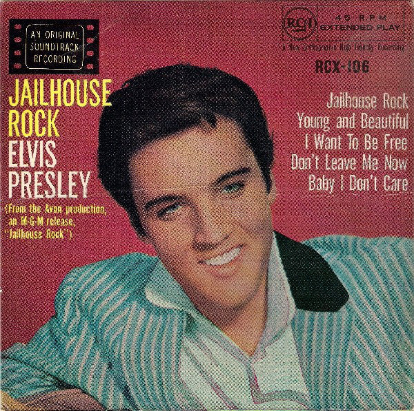 Elvis Presley - Jailhouse Rock - Used Vinyl Record 7"