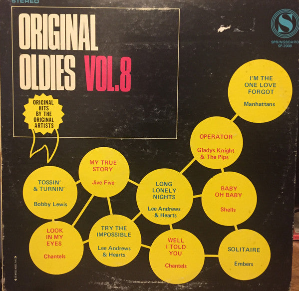 Various - Original Oldies Vol. 8 - Used Vinyl Record