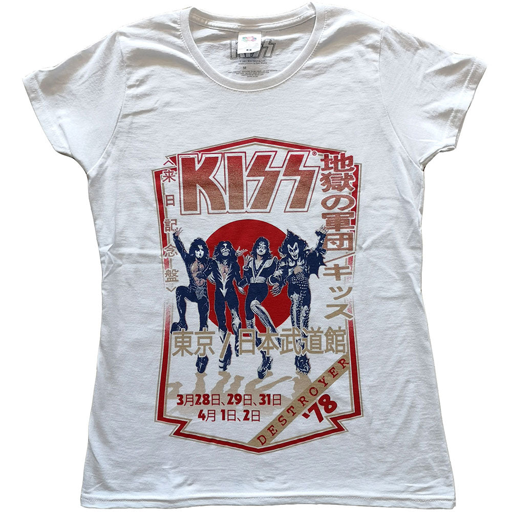 KISS - tshirt - Ladies - Short Sleeves - XX-Large
