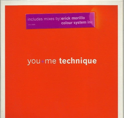 Technique - You + Me - Used CD