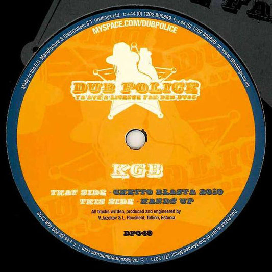 KGB - Ghetto Blasta 2010 / Hands Up - New Vinyl Record 12"
