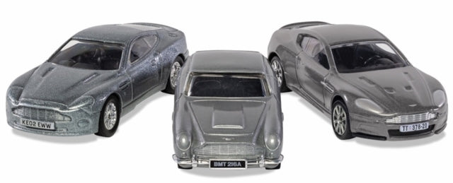 JAMES BOND - Aston Martin Collection (V12 Vanquish. DB5. DBS) Die Cast