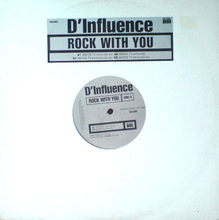 D'Influence - Rock With You - Used Vinyl Record 12"