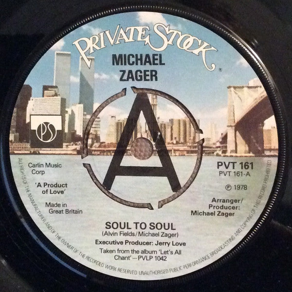 Michael Zager - Soul To Soul / Music Fever - Used Vinyl Reco