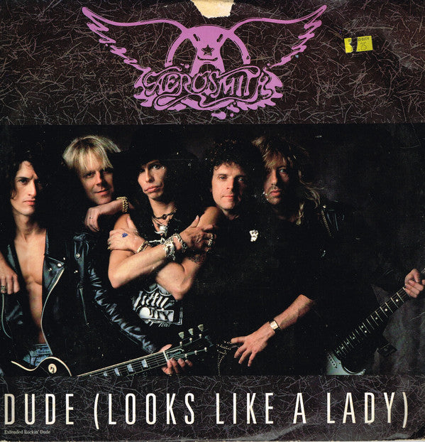 Aerosmith - Dude (Looks Like A Lady) - Used Vinyl Record 12"