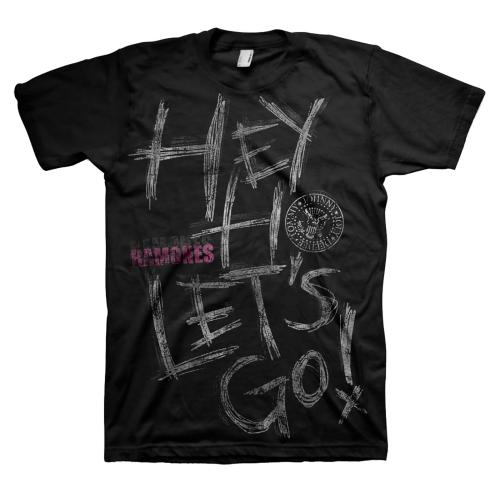 Ramones - tshirt - Unisex - Short Sleeves - Hey Ho - XX-Large