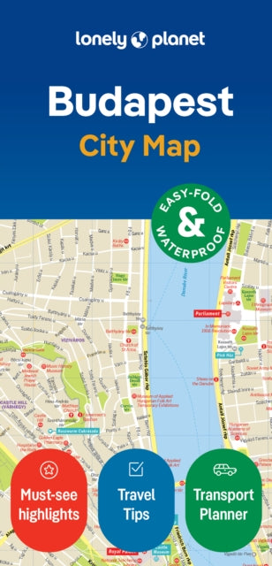 Lonely Planet - Budapest City Map - New Sheet map