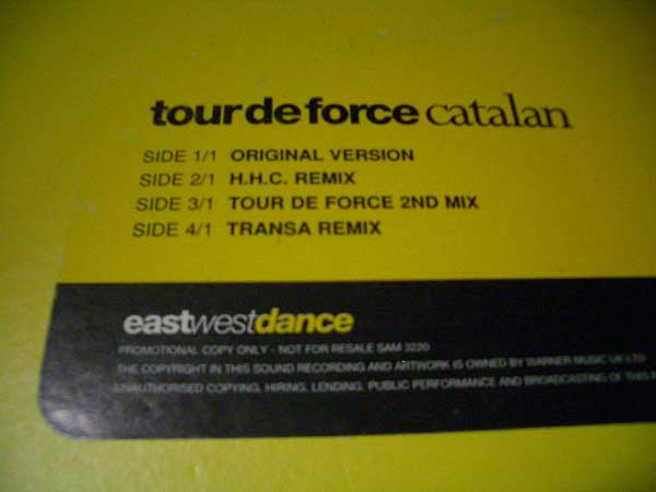 Tour De Force - Catalan - Used Vinyl Record 12"
