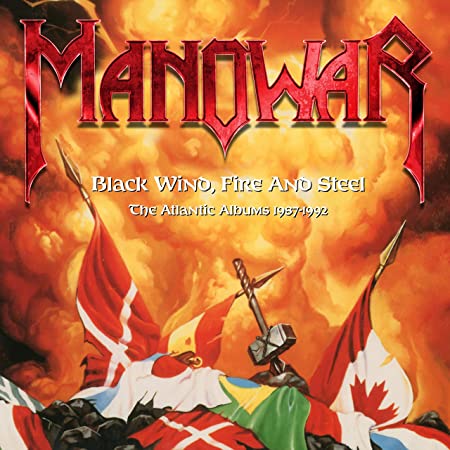 MANOWAR - BLACK WIND  FIRE AND STEEL ~ T - CD