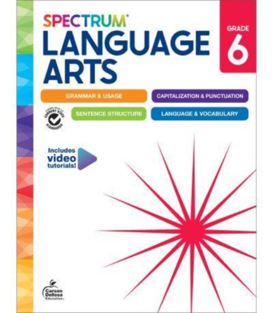 Spectrum - Language Arts Workbook Grade 6 - Paperback
