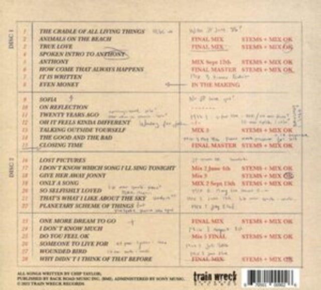 CHIP TAYLOR - THE CRADLE OF ALL LIVING THINGS DCD  (PREORDER FOR RELEAS