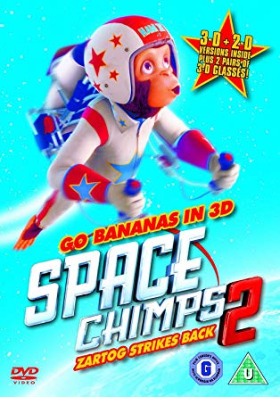 Space Chimps 2 - Zartog Strikes Back 3D DVD - New DVD
