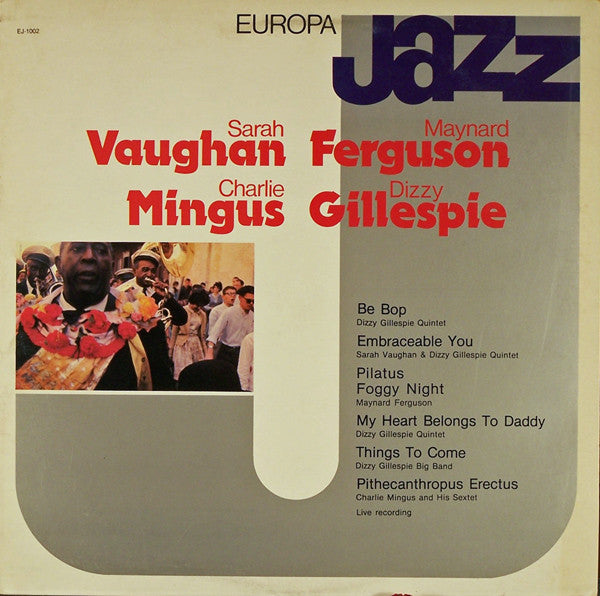 Sarah Vaughan - Europa Jazz - Used Vinyl Record