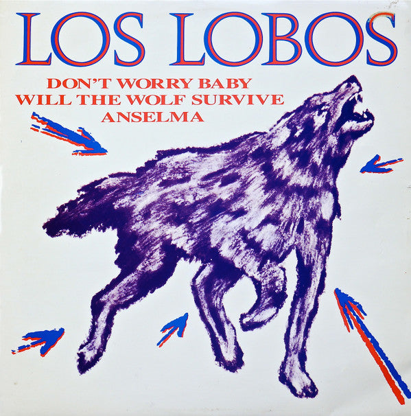 Los Lobos - Don't Worry Baby - Used Vinyl Record 12"