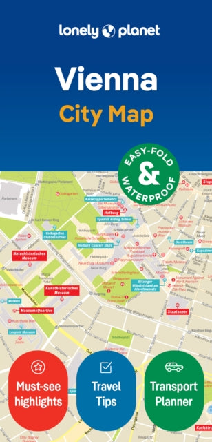 Lonely Planet - Vienna City Map - New Sheet map