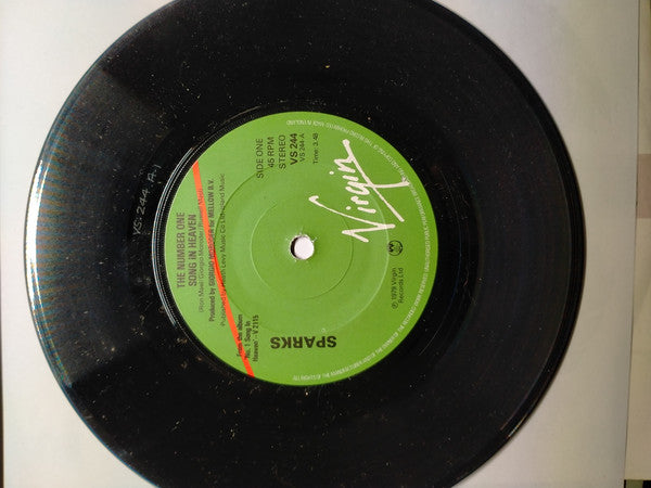 Sparks - Number One Song In Heaven - Used Vinyl Record 7"