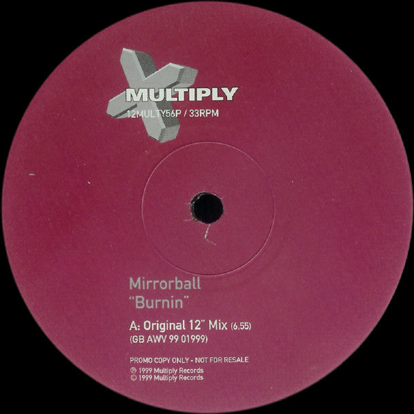 Mirrorball - Burnin - Used Vinyl Record 12"