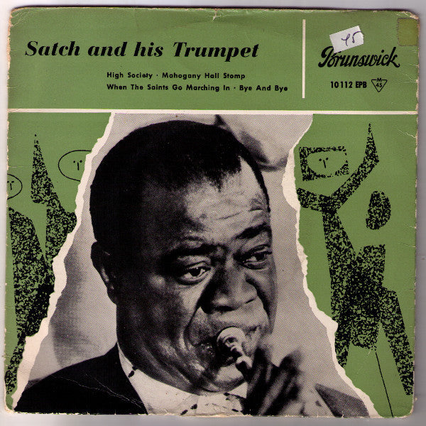 Louis Armstrong And - Satch And His Trumpet - Used Vinyl Record 7"