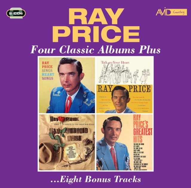 RAY PRICE - Four Classic Albums Plus - CD