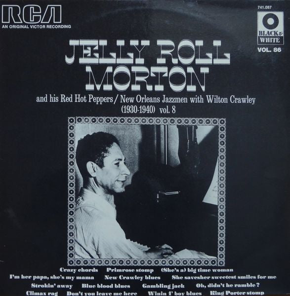 Jelly Roll Morton - (1930-1940) Vol. 8 - Used Vinyl Record