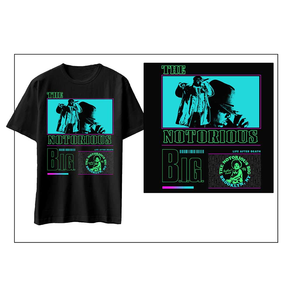 Biggie Smalls - tshirt - Unisex - Short Sleeves - Life After D - Large