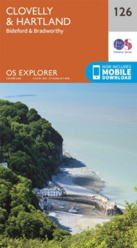 Ordnance Survey - Clovelly and Hartland : 126 - New Sheet map