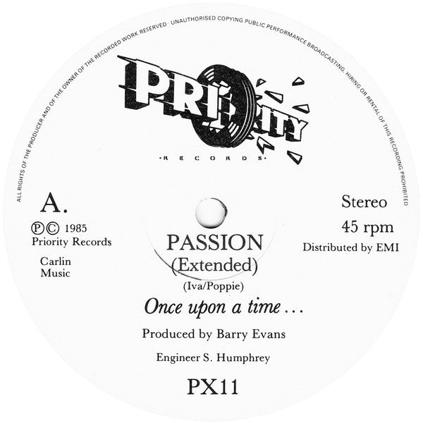 Once Upon A Time ... - Passion - Used Vinyl Record 12"
