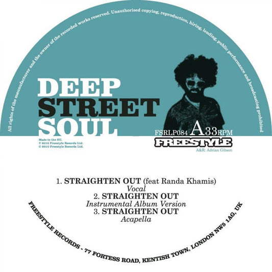 Deep Street Soul - Straighten Out - New Vinyl Record 12"