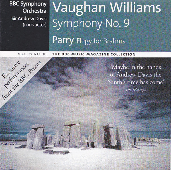 Ralph Vaughan Willia - Vaughan Williams Symphony No 9 / Parry Elegy F