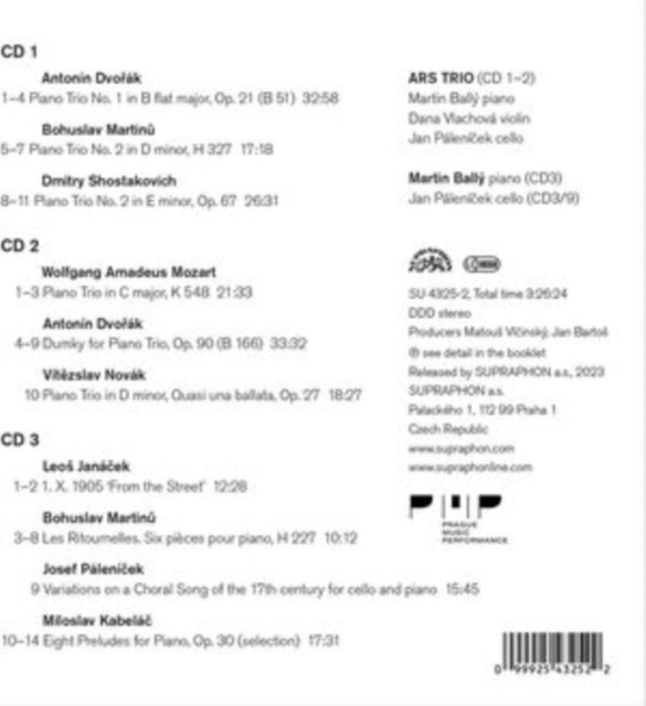 MARTIN BALLY  ARTS T - MARTIN BALLY  ARS TRIO / DVORA - CD