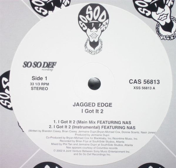 Jagged Edge - I Got It 2 - Used Vinyl Record 12"