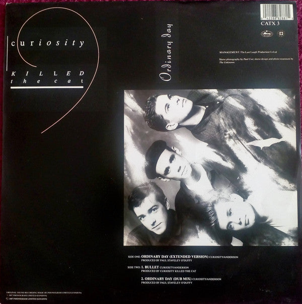 Curiosity Killed The - Ordinary Day - Used Vinyl Record 12"