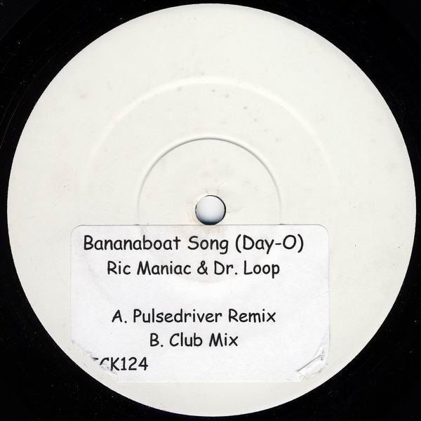 Rick Maniac & Dr. Lo - Banana Boat Song (Day-O) - Used Vinyl Record