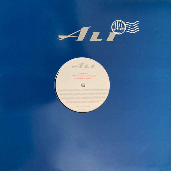 Alistair Tennant - Love Letters - Used Vinyl Record 12"