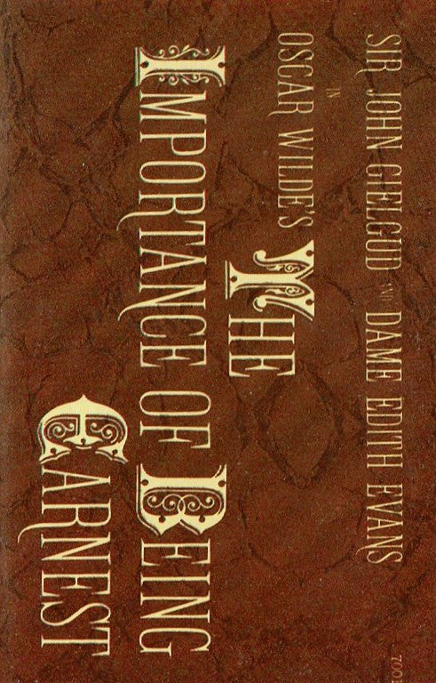 John Gielgud - Importance Of Being Earnest  (Cassette One) - Used Cas