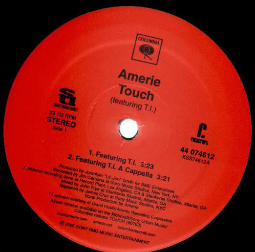 Amerie - Touch - Used Vinyl Record 12"
