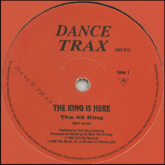 45 King - King Is Here - Used Vinyl Record 12"