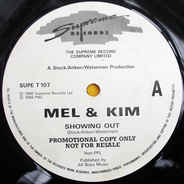 Mel & Kim - Showing Out / System - Used Vinyl Record 12"