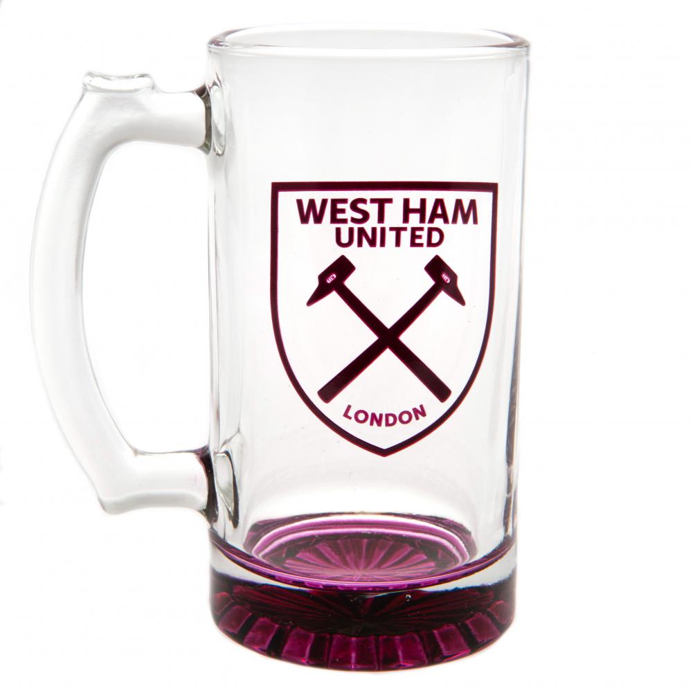 West Ham United FC - Stein Glass Tankard CC - New Glassware