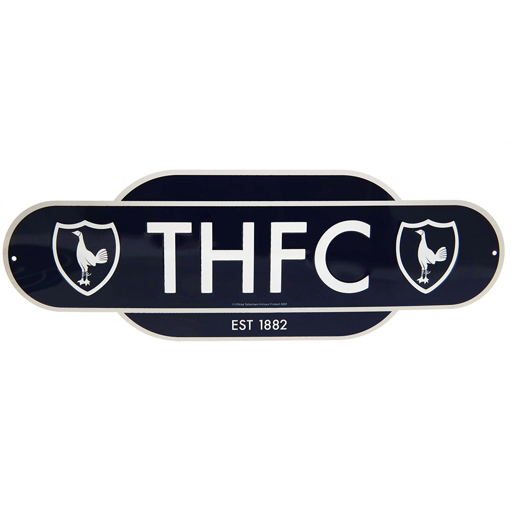 Tottenham Hotspur FC - Colour Retro Sign - New Metal Signs